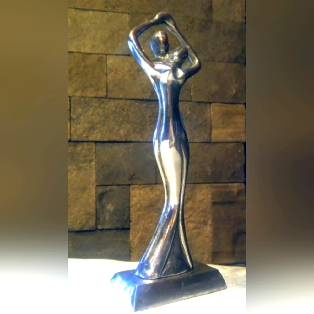 Metal Statuette 12"